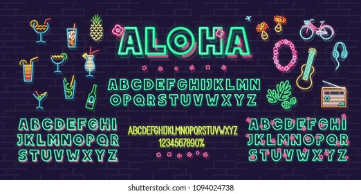 banner font headline Vectors Stock Photos Images, Aloha  & Shutterstock