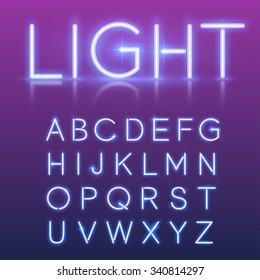 Neon Alphabet