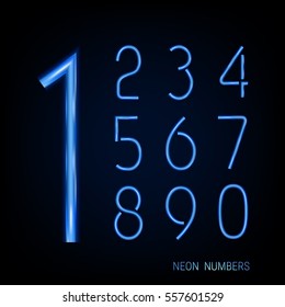Neon alphabet. The English capital letters to create a grid. Isolated symbol. Glow elements and color game. The original font. Stock vector.