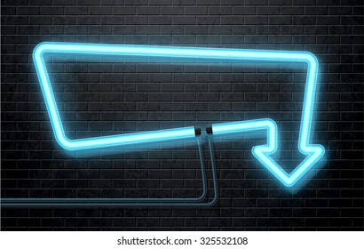 neon arrow