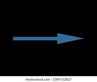 Neon arrow in carton style. Image allow to direct attention where it matters with this eye-catching, crazy-shaped arrow - a standout element in design set. Vector illustration.