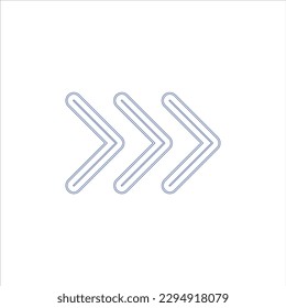 Neon Arrow Shape Design Vector