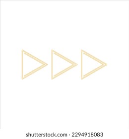 Neon Arrow Shape Design Vector