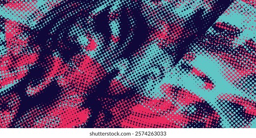 neon background brush game blue pink purple banner abstract paint stain vintage modern