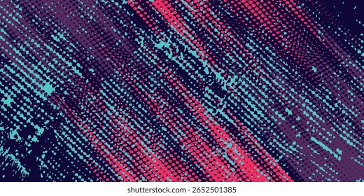 neon background brush game blue pink purple banner abstract paint stain vintage modern car wrap sticker, vector.