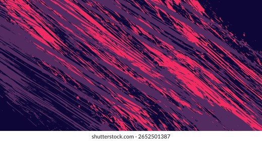 neon background brush game blue pink purple banner abstract paint stain vintage modern car wrap sticker, vector.