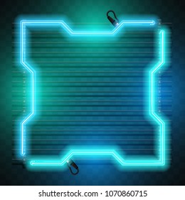 Neon background design