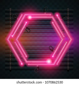 Neon background design