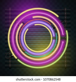 Neon background design