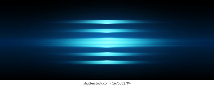 Neon background. Illustration with blue light effect.	
