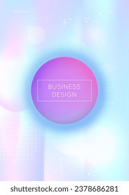 Neon Background. Light Fluorescent Backdrop. Purple Magic Fluid. Shiny Screen. Holographic Shape. Science Dots. Trendy Flyer. Abstract Texture. Blue Neon Background