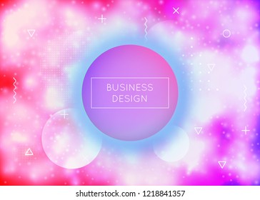 Neon background with liquid purple shapes. Luminous fluid. Fluorescent cover with bauhaus gradient. Graphic template for flyer, ui, magazine, poster, banner and app. Dazzling neon background.
