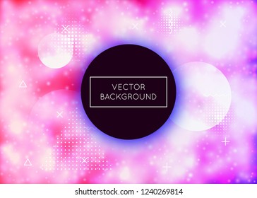 Neon background with liquid purple shapes. Luminous fluid. Fluorescent cover with bauhaus gradient. Graphic template for placard, presentation, banner, brochure. Retro neon background.