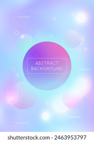 Neon Background. Minimal Fluid. Geometric Texture. Tech Luminous Template. Simple Flyer. Dynamic Dots. Violet Round Presentation. Magic Poster. Blue Neon Background