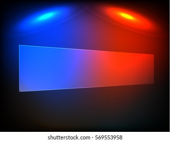 neon banner, abstract background