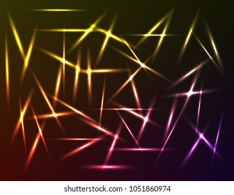 Neon black background