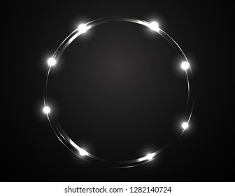 Neon black frame