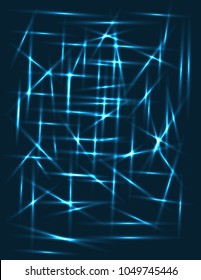 Neon blue background