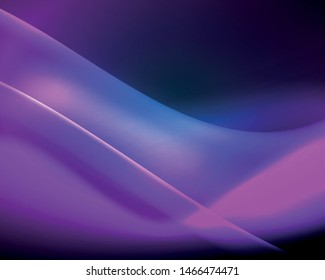 Neon blue electric wave abstract background. Abstract technology background. Black background. Abstract magic light motion background. Neon flare.