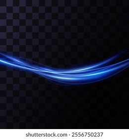 
Neon blue lines of speed and fast wind. The effect of moving at the speed of light.