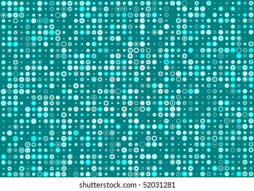 Neon blue vector background lights