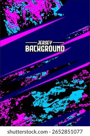 Um neon azul-rosa splatter design para um fundo de camisa vibrante e edgy.