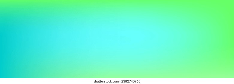 Onda borrosa neón.Diseño gradiente con colores verdes y azules de menta.Malla de gradiente verde brillante abstracta vectorial.