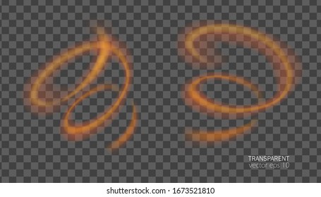 	
Neon blurry circles at motion. Magic swirl lines trail effect vector  illustration. Golden light effect. Isolated sparkling trace. Abstract luminous rings light painting. EPS10. Glowing shiny spiral
