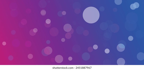 Neon Bokeh Lichter Abstrakte Vektorgrafik Hintergrund 