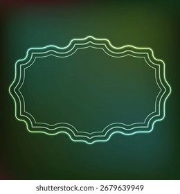 neon border with smooth glowing effect