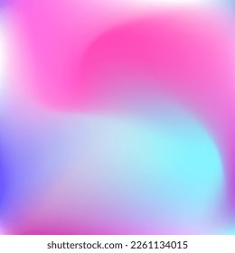 Neon Bright Vibrant Dynamic Light Swirl Gradient Mesh. Water Wavy Sky Fluid Blurred Gradient Background. Color Pastel Colorful Multicolor Smooth Surface. Curve Liquid Vivid Pink Cold Wallpaper.