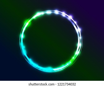 Neon brown frame