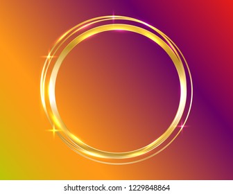 Neon brown frame