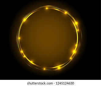Neon brown frame
