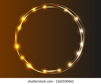 Neon brown frame