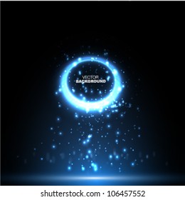 neon bubble speech abstract background. vector design.