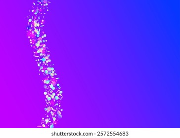 Neon Burst. Purple Disco Serpentine. Carnival Sparkle. Laser Surprise Backdrop. Hologram Tinsel. 3d Pattern. Cristal Ribbon. Digital Poster. Blue Neon Burst