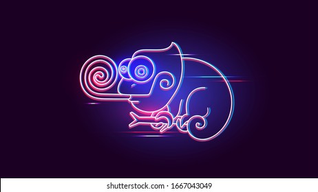 Neon Chameleon Resumen Antecedentes De Folleto, Cartel, Sitio Web