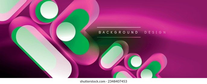 Neon Kreis abstrakter Hintergrund. Vorlage für Tapeten, Banner, Präsentation, Hintergrund