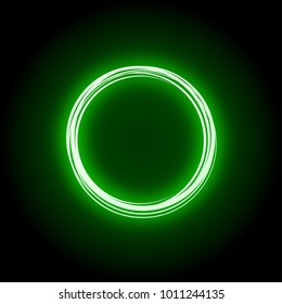 Neon circle design