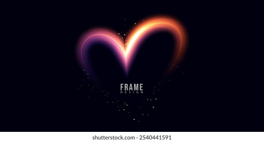 neon circle design, circle abstract design, neon effect