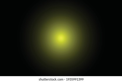 Neon circle sign vector. Light and glow round frame isolated on black background.