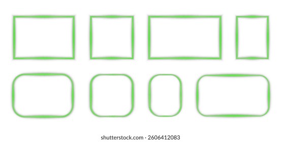Neon circular frame with glowing laser beam and futuristic light effect. A transparent ring in green and blue tones, perfect for digital designs, banners, icons, and dynamic presentations - Powered by Shutterstock - Get 15% off with code: PIKWIZARD15