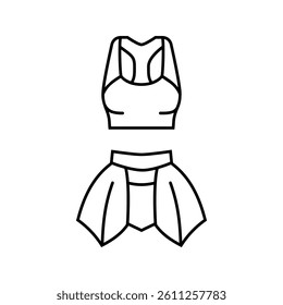 neon clothing rave retro line icon vector. neon clothing rave retro sign. isolated contour symbol black illustration