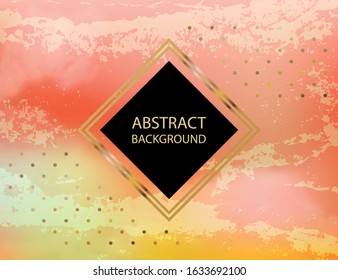 Neon Cloud Abstract background. Realistic clouds on bright vibrant sky