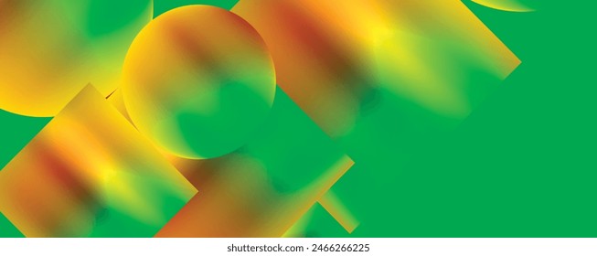 Neon color abstract geometric shapes background design. Vector Illustration For Wallpaper, Banner, Background, Card, Book Illustration, landing page