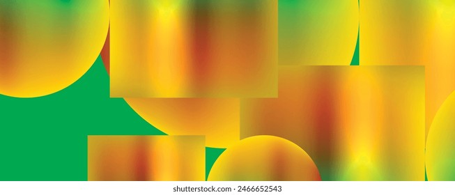 Neon color abstract geometric shapes background design. Vector Illustration For Wallpaper, Banner, Background, Card, Book Illustration, landing page