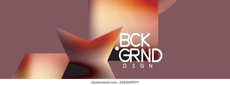 Neon color geometric shapes square triangle circle abstract background. Vector Illustration For Wallpaper, Banner, Background, Card, Book Illustration, landing page
