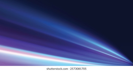 Neon color glowing lines background, high-speed light trails effect. Futuristic dynamic motion technology. Rotating dynamic neon circle. Colored shiny sparks of spiral wave.	