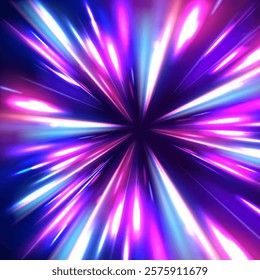 Neon color glowing lines background, Glowing wave swirl, impulse cable lines. High-speed light trails effect. Futuristic dynamic motion technology. Png, neon, line, blur, beam, ray, abstract, energy, 